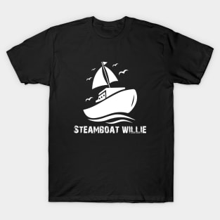 Vintage Magic: Steamboat Willie Tribute T-Shirt